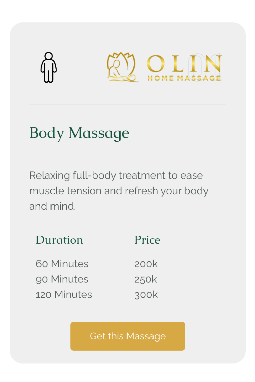 Bali Home Massage and Spa - Body Massage Service
