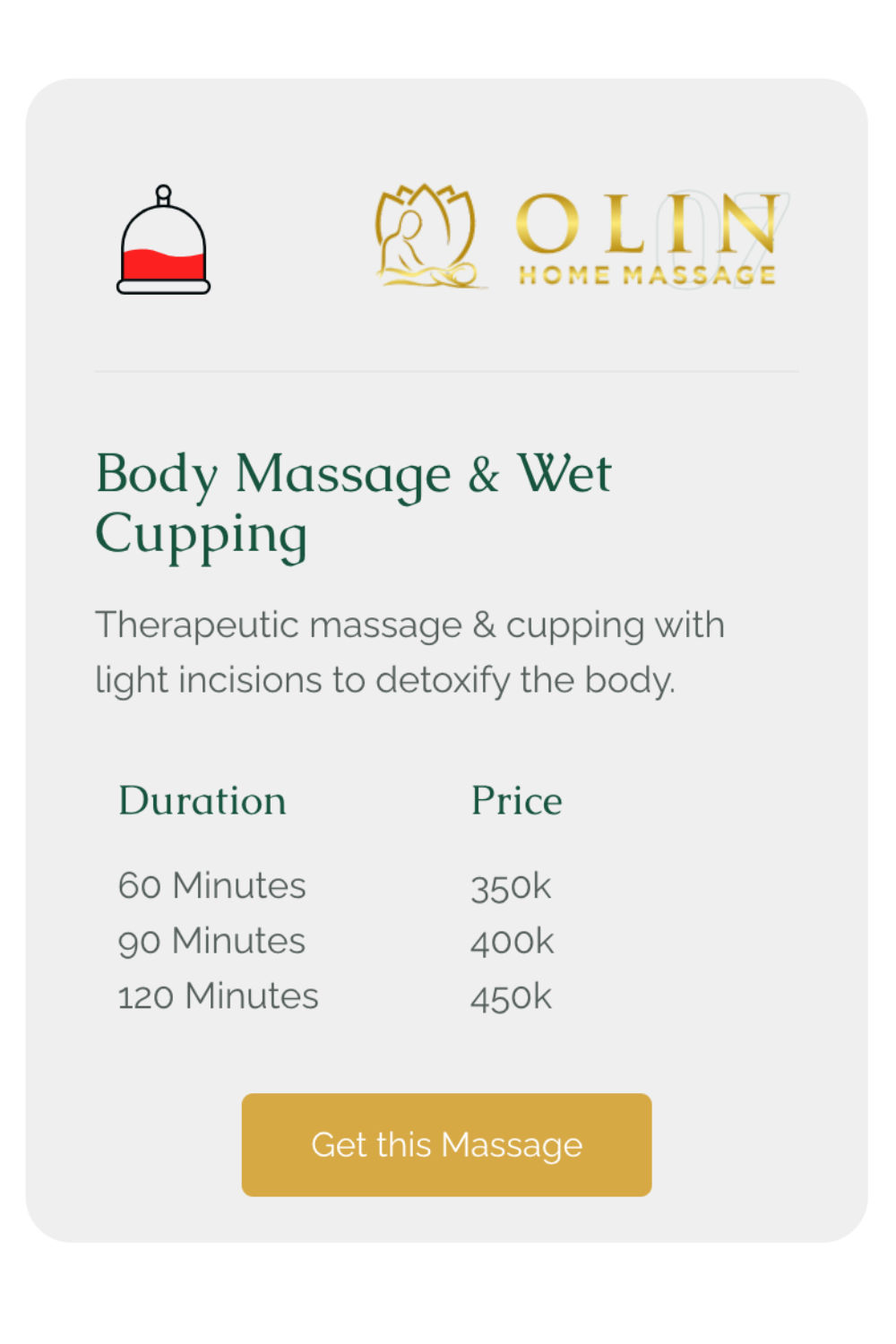 Bali Home Massage and Spa - Body Massage and Wet Cupping