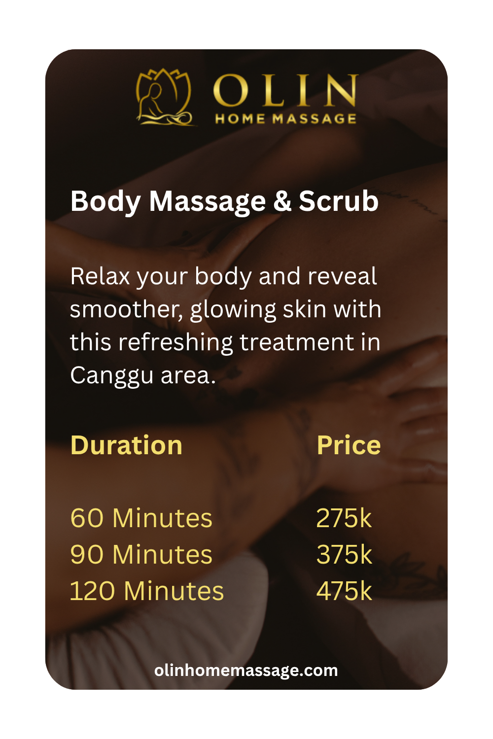 Bali Massage Canggu Home Service - Body Massage & Scrub