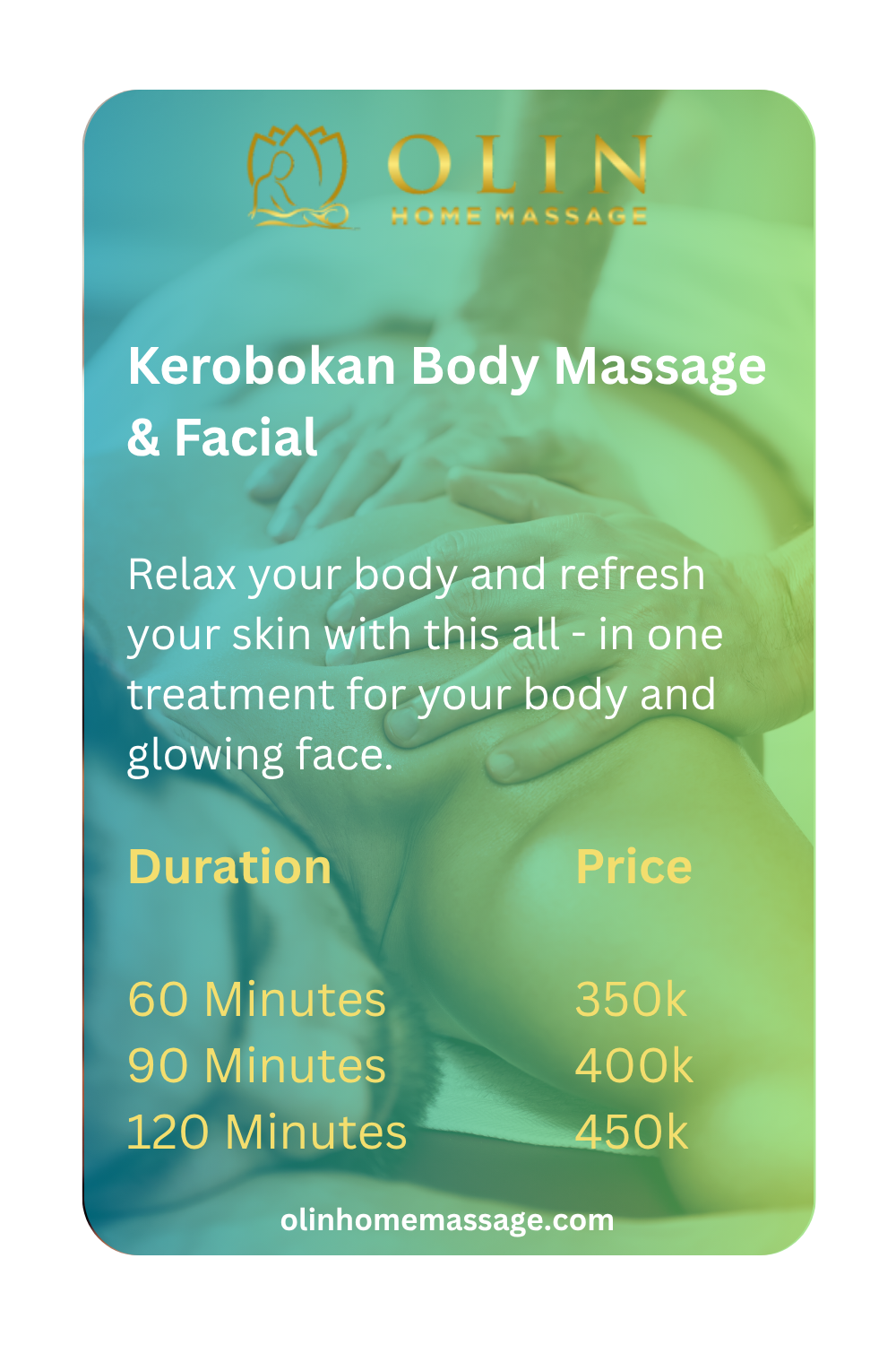 Bali Massage Kerobokan - Body Massage & Facial Home Service Spa in Kerobokan