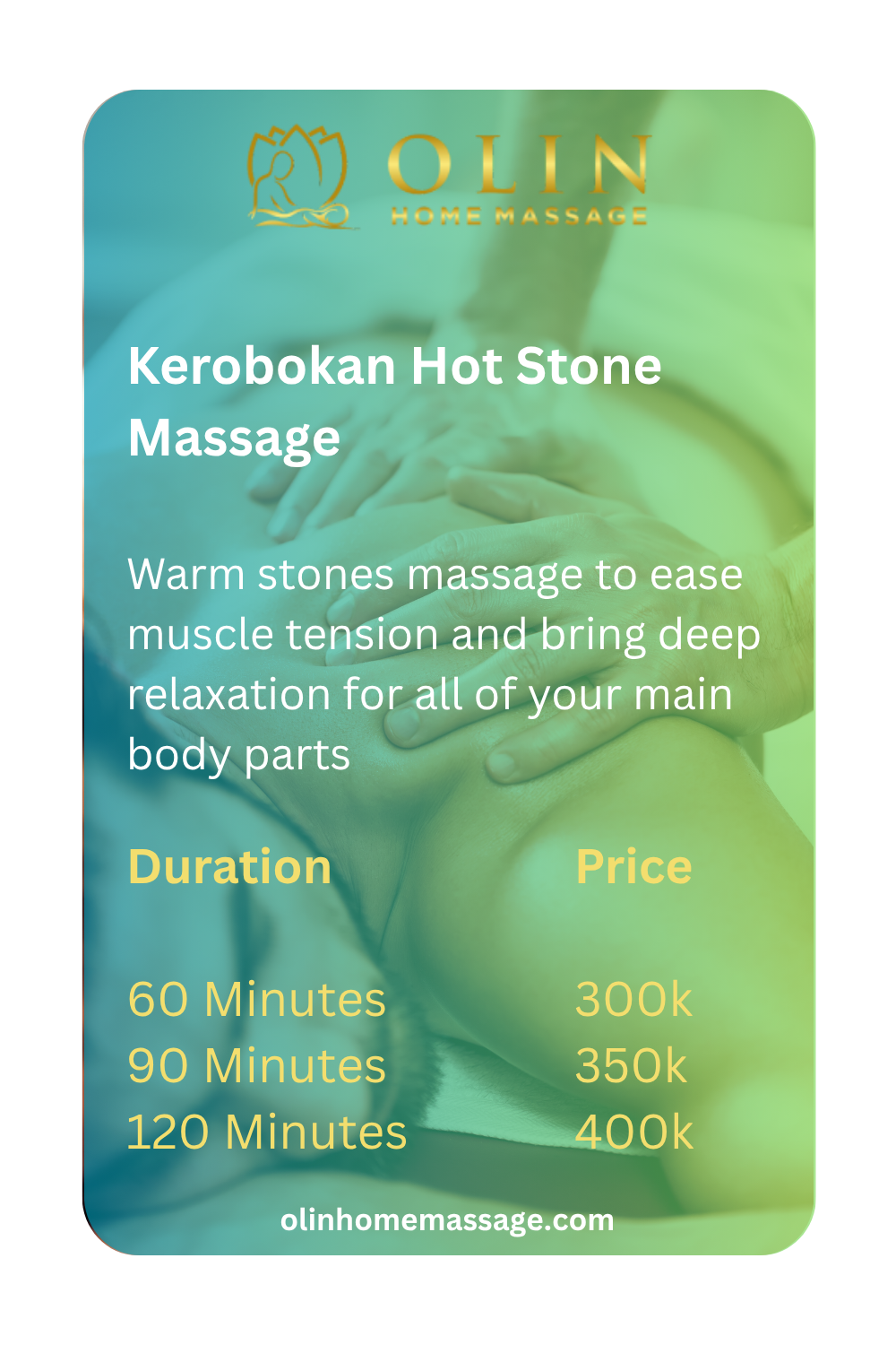 Bali Massage Kerobokan - Hot Stone Massage Home Service Spa in Kerobokan