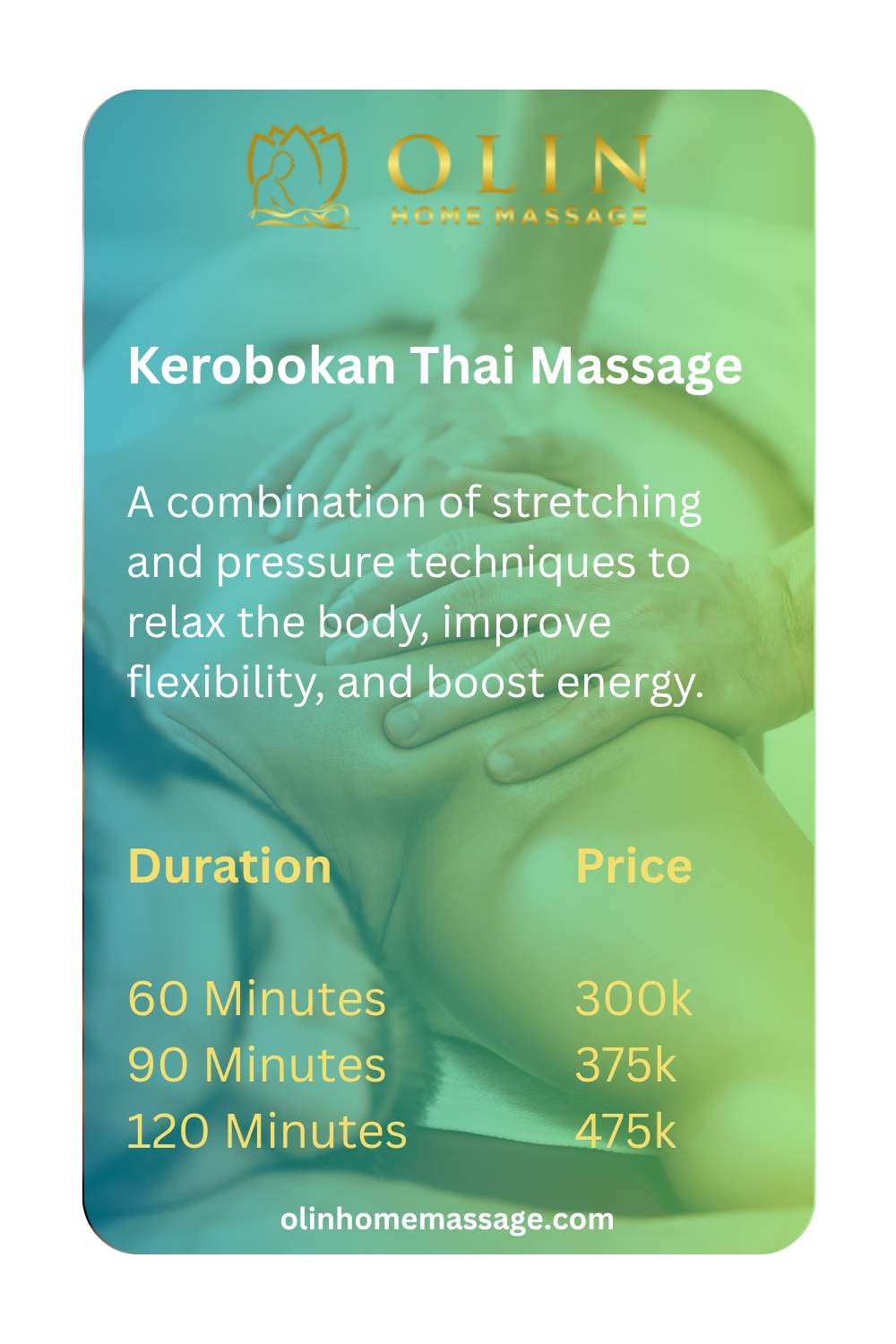 Bali Massage Kerobokan - Thai Massage Home Service Spa in Kerobokan